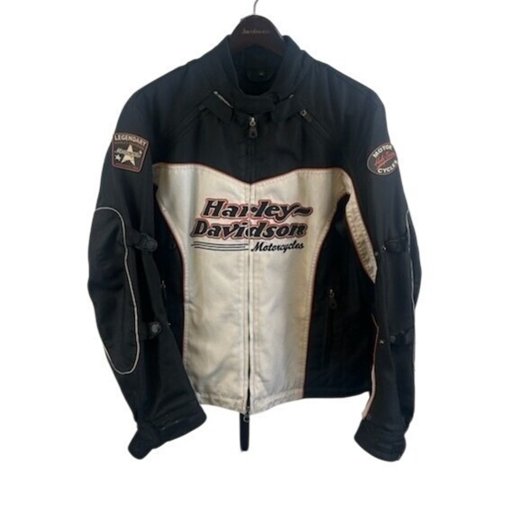 Harley Davidson Motorcycle Jacket Switchback Vented Riding Biker Black Size XL